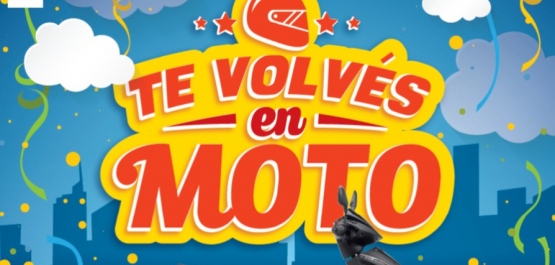 ¡Te volvés en moto!
