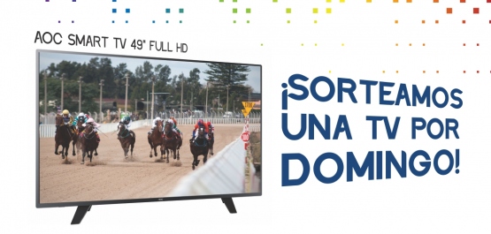 Sorteamos una TV por domingo