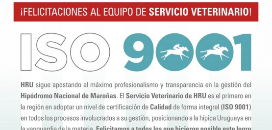 Maroñas certifica los procesos de Servicio Veterinario