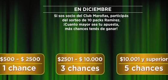 Promo Club Maroñas Diciembre