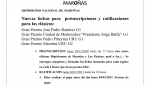 Nuevas Fechas