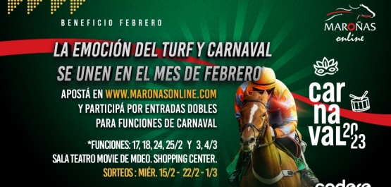 SORTEO ENTRADAS DOBLES A CARNAVAL 2023